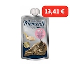 MOMENTS Snack Cream 7 x 90 g poulet et coquilles Saint-Jacques en promo chez Maxi Zoo Montpellier à 13,41 €