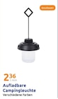 Aufladbare Campingleuchte im Angebot bei Action in Grevenbroich Aufladbare Campingleuchte Angebote bei Action Grevenbroich für 2,36 €