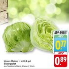 Eisbergsalat bei EDEKA im Schwäbisch Hall Prospekt für 0,77 €