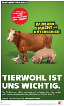 Bananen Angebot im Kaufland Prospekt, gültig von 08.10.2026 bis 14.10.2026 Bananen Angebot im aktuellen Kaufland Prospekt auf Seite 26