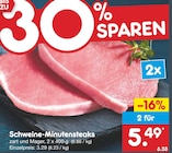 Aktuelles Schweine-Minutensteaks Angebot bei Netto Marken-Discount in Wuppertal ab 5,49 €