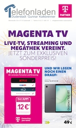Aktueller Telefonladen Duderstadt Elektromärkte Prospekt für Ferna: MAGENTA TV mit 8} Seiten, 13.01.2026 - 31.01.2026