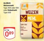 Weizenmehl im Angebot bei GLOBUS in Siegen Weizenmehl Angebote von GLOBUS bei GLOBUS Siegen für 0,89 €