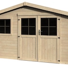 Abri de jardin bois 12,54 m², Ep.34 mm, Naterial Elbrouz - NATERIAL - LEROY MERLIN à Saint-Nazaire Abri de jardin bois 12,54 m², Ep.34 mm, Naterial Elbrouz - NATERIAL en promo chez LEROY MERLIN Saint-Nazaire à 1 290,00 €