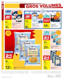 Offre Coquilles saint-jacques surgelées dans le catalogue Carrefour du moment à la page 32