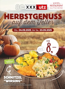 Aktueller XXXLutz Möbelhäuser Prospekt (Dreieich) XXXLutz Möbelhäuser Prospekt "HERBSTGENUSS auf dem Teller!" mit Seiten (Dreieich)