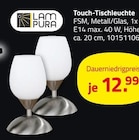 Touch-Tischleuchte Angebote von Lampura bei ROLLER Münster für 12,99 €