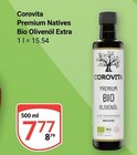 Premium Natives Bio Olivenöl Extra Angebote von Corovita bei GLOBUS Gera für 7,77 €