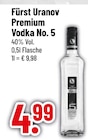 Premium Vodka No. 5 von Fürst Uranov im aktuellen Trinkgut Prospekt für 4,99 €