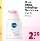 Intimo Intimpflege-Waschlotion Angebote von Nivea bei Rossmann Hofheim für 2,29 €