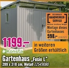 Gartenhaus Fusio L von Konsta im aktuellen Hornbach Prospekt