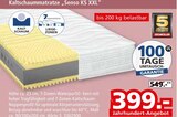 Matratze im Segmüller Prospekt Kaltschaummatratze Senso KS XXL im aktuellen Segmüller Prospekt für 399,00 €