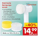 Aktuelles Elektrische Reinigungsbürste Angebot bei Netto Marken-Discount in Mainz ab 14,99 €