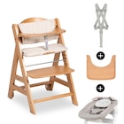 BETA+ Newborn Set - Chaise haute en bois + accessoires + transat - Hauch dans le catalogue Aubert