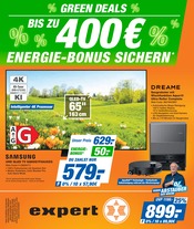 Flachbildfernseher im expert Prospekt in Kaufbeuren Aktueller expert Prospekt mit Flachbildfernseher, "Top Angebote", Seite 1