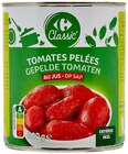 Tomates pelées au jus - CARREFOUR CLASSIC en promo chez Carrefour Dijon à 2,36 €