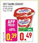 Aktuelles Sahne Joghurt Angebot bei Marktkauf in Paderborn ab 0,39 €