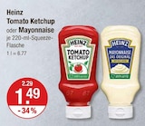 Tomato Ketchup im V-Markt Prospekt Tomato Ketchup von Heinz im aktuellen V-Markt Prospekt für 1,49 €