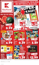 Kaufland Prospekt für Ruhland mit 56 Seiten Kaufland Prospekt für Ruhland: "Hier bin ich richtig", 56 Seiten, 18.06.2026 - 24.06.2026