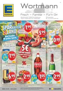 EDEKA Prospekt "Aktuelle Angebote" mit  Seiten (Ense)