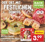Kuchengebäck im Netto Marken-Discount Prospekt Donut Christmas 4er Pack von Dunkin im aktuellen Netto Marken-Discount Prospekt für 3,99 €