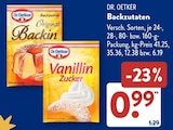 Original Backin von Dr. Oetker für 0,99 € bei ALDI SÜD im Angebot Original Backin von Dr. Oetker im aktuellen ALDI SÜD Prospekt