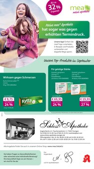 Aktueller mea - meine apotheke Prospekt (Essingen, 4 Seiten zum blättern mea - meine apotheke Prospekt Unsere September-Angebote mit 4 Seiten