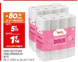 Netto Saint-Paul - Promo Papier toilette doux double épaisseur x32 Promo Papier toilette doux double épaisseur x32 à 1,14 € dans le catalogue Netto à Saint-Paul