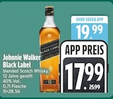 Aktuelle Whiskey Angebote bei EDEKA in Regensburg Aktuelles Black Label Angebot bei EDEKA in Regensburg ab 17,99 €