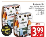 Alkoholfrei im Angebot bei EDEKA in Ansbach Alkoholfrei Angebote von Krombacher bei EDEKA Ansbach für 3,99 €