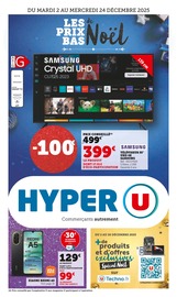 Smartphone Angebote im Prospekt "LES PRIX BAS de Noël" von Hyper U Smartphone Angebote im Prospekt "LES PRIX BAS de Noël" von Hyper U auf Seite 1
