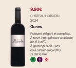 Graves 2024 - CHÂTEAU HURADIN en promo chez Monoprix Puteaux Puteaux à 9,90 €