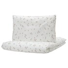 Bettwäsche-Set f Babybett, 2-teilig weiß/Blumenmuster im IKEA Prospekt Bettwäsche-Set f Babybett, 2-teilig weiß/Blumenmuster von GULDVÄVARE im aktuellen IKEA Prospekt für 7,99 €