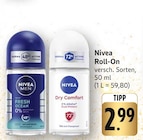 Fresh Ocean Roll-On Angebote von Nivea bei E center Bad Kreuznach für 2,99 €