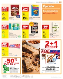 Prix et réduction Trésor Kellogg's dans le prospectus Carrefour en cours Offre Trésor Kellogg's dans le catalogue Carrefour du moment à la page 39