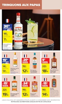 Promotion Rhum dans le prospectus Carrefour, valable du 09/06/2026 au 22/06/2026 Promo Rhum dans le catalogue Carrefour du moment à la page 20