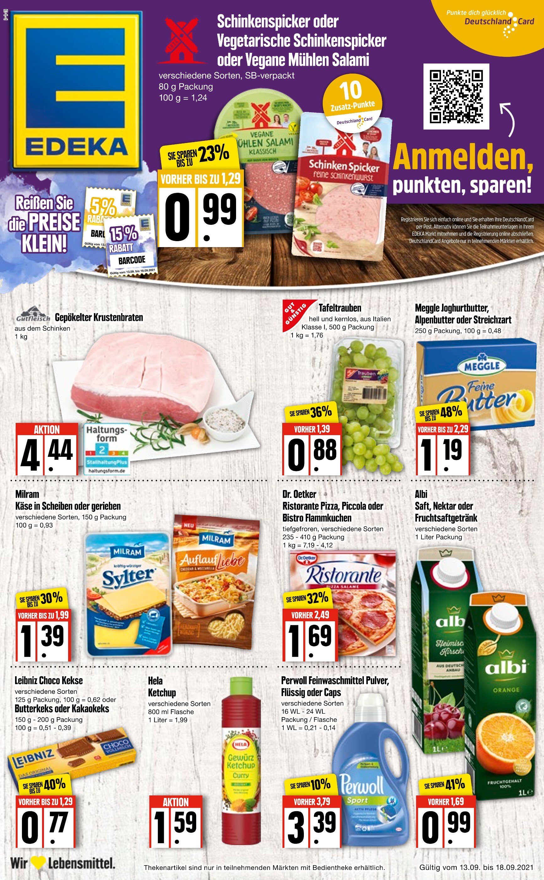 EDEKA Prospekt für Hamburg mit 20 Seiten EDEKA Prospekt für Hamburg: "Aktuelle Angebote", 20 Seiten, 13.09.2021 - 18.09.2021