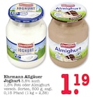 Aktuelles Allgäuer Joghurt 3,8% Fett Angebot bei E center in Frankfurt (Main) ab 1,19 €