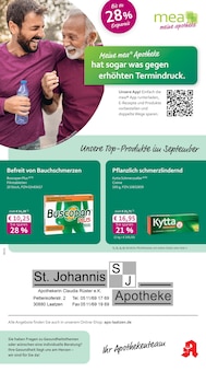 Aktueller mea - meine apotheke Prospekt (Laatzen, 4 Seiten zum blättern mea - meine apotheke Prospekt Unsere September-Angebote mit 4 Seiten