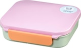 Brotdose mit Fächern grün/rosa von babylove für 9,45 € bei dm-drogerie markt im Angebot Brotdose mit Fächern grün/rosa von babylove im aktuellen dm-drogerie markt Prospekt