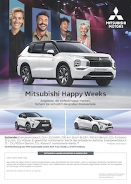 Mitsubishi Prospekt für Barßel: "Mitsubishi Happy Weeks", 1 Seite, 15.09.2025 - 13.10.2025