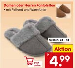 Aktuelle Hausschuhe Angebote bei Netto Marken-Discount in Hannover Aktuelles Damen Pantoletten Angebot bei Netto Marken-Discount in Hannover ab 4,99 €