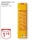 Butter- oder Kakaokeks im Angebot bei GLOBUS in Kaarst Butter- oder Kakaokeks Angebote von Leibniz bei GLOBUS Kaarst für 1,19 €