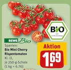 Bio Mini Cherry Rispentomaten Angebote von REWE Bio bei REWE Fellbach für 1,69 €