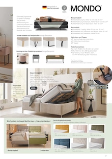 Bett im Möbel Martin Prospekt "WOHNFÜHLEN NEU ENTDECKEN" mit 32 Seiten (Trier)