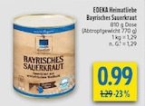Bayrisches Sauerkraut Angebote von EDEKA Heimatliebe bei diska Erlangen für 0,99 €