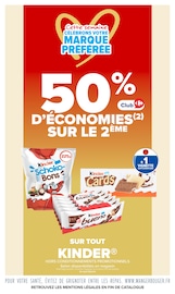 Promos Kinder dans le catalogue "LE MOIS MONOPOLY" de Carrefour Market Kinder en promo dans le catalogue Carrefour Market à la page 12