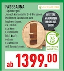 Aktuelles FASSSAUNA „Spitzbergen“ Angebot bei Marktkauf in Wuppertal ab 1.399,00 €