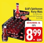 Spirituosen Party-Minis Angebote von Gräf's bei EDEKA Heidenheim für 8,99 €