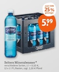 Mineralwasser im Angebot bei tegut in Mainz Mineralwasser Angebote von Selters bei tegut Mainz für 5,99 €